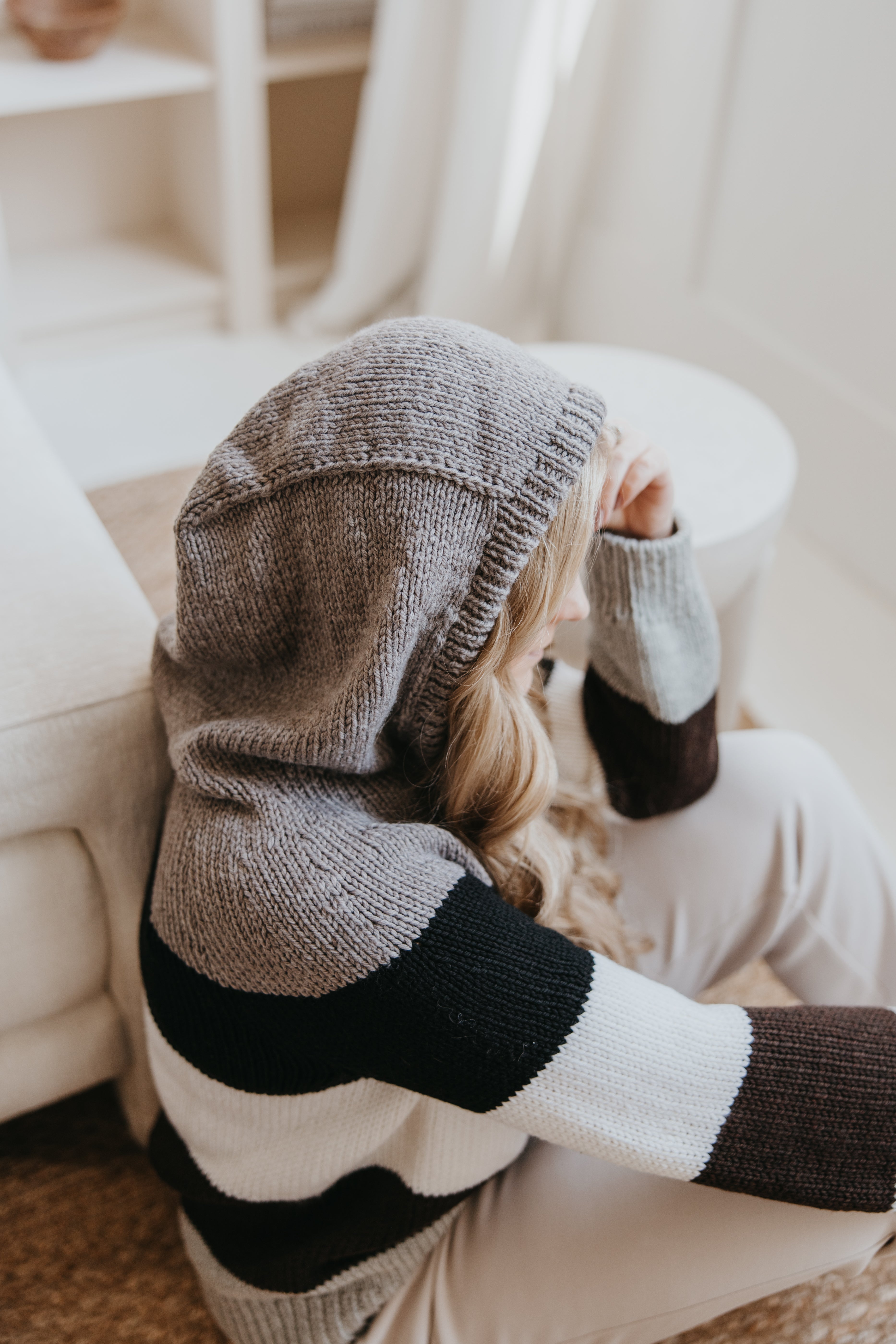 Knit Pattern: Classic Stripe Hoodie
