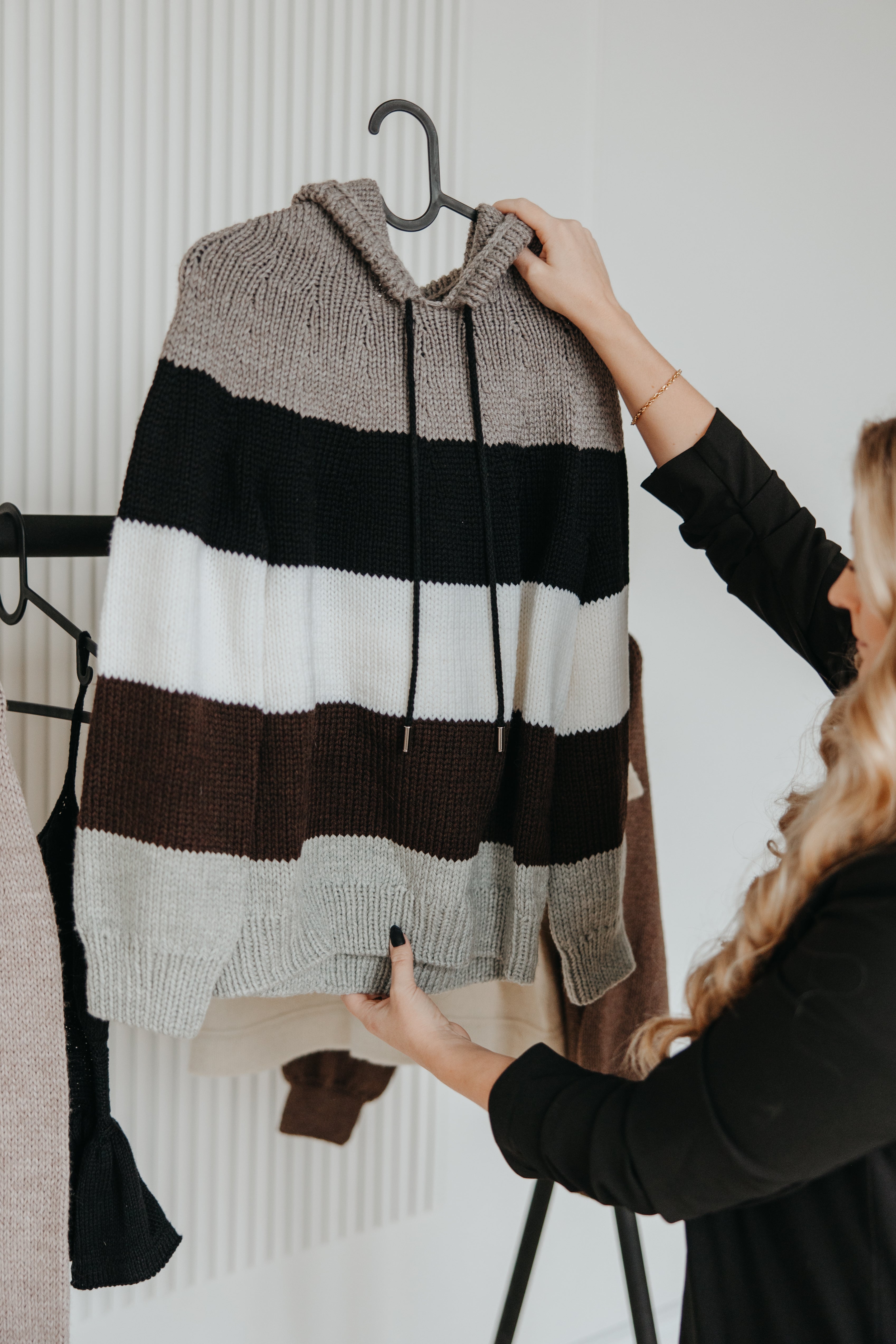 Knit Pattern: Classic Stripe Hoodie
