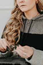 Knit Pattern: Classic Stripe Hoodie