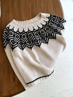 Knit Pattern: Web of Diamonds Sweater