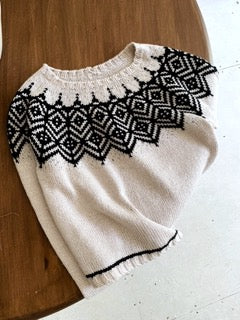 Knit Pattern: Web of Diamonds Sweater