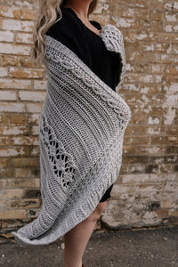 Knit Pattern: Eloise Blanket Wrap