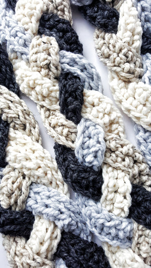 Crochet Pattern - Challah Scarf