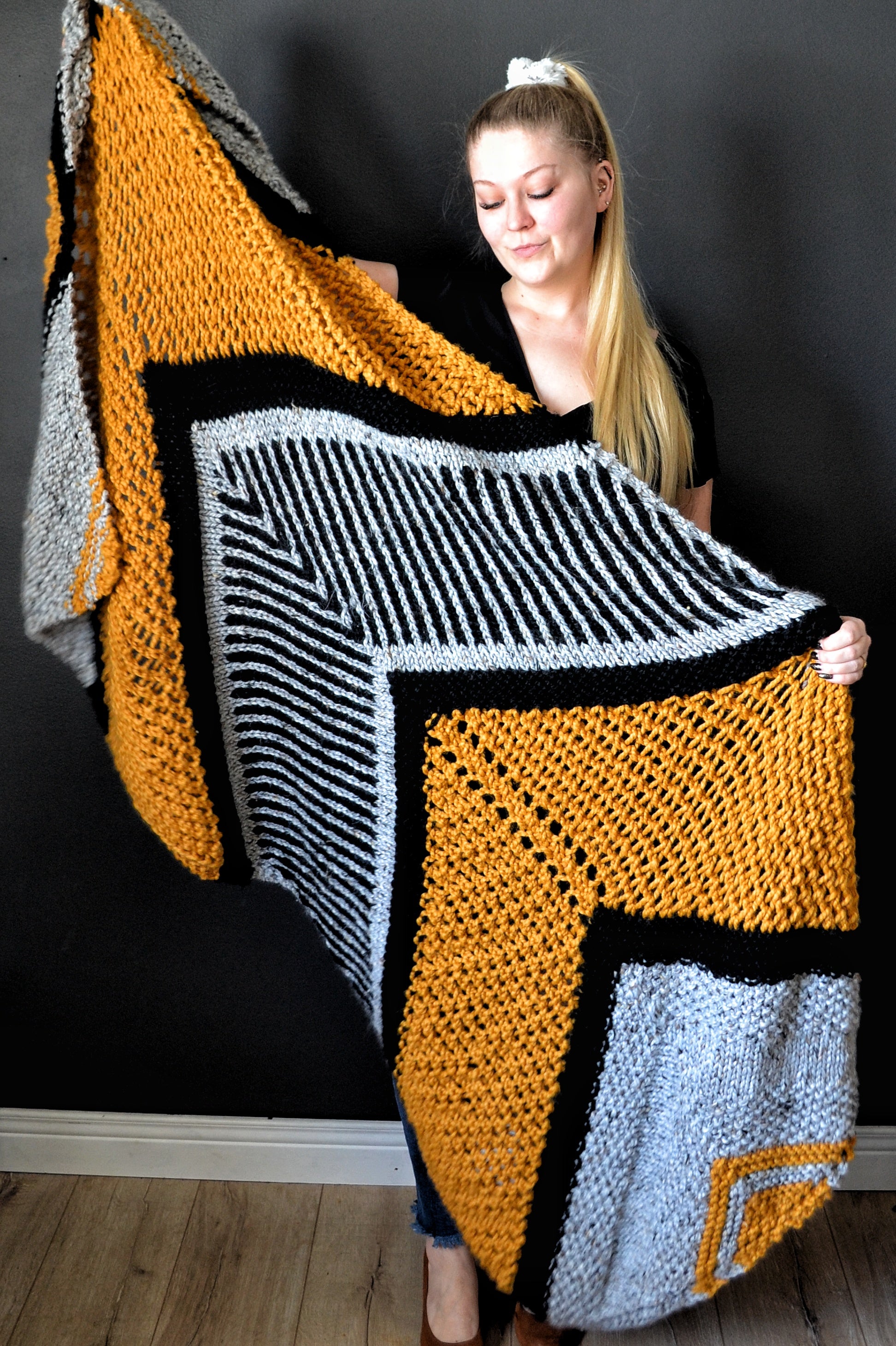 Knit Pattern: S.I.C. Blanket Wrap
