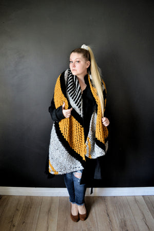 Knit Pattern: S.I.C. Blanket Wrap