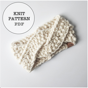 Knit Pattern: Alaskan Knot Headband