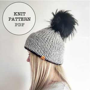 Knit Pattern: Tullamore Double Brim Beanie