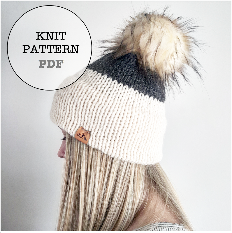 Knit Pattern: Double Brim Beanie Combo Pack