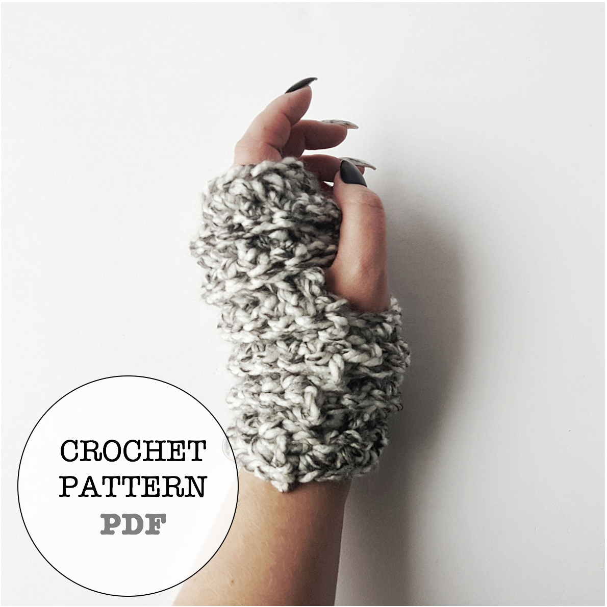 Crochet Pattern: Hella Chunky Handwarmers