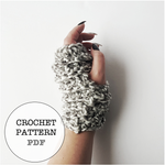 Crochet Pattern: Hella Chunky Handwarmers