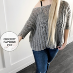 Crochet Pattern: Cedarbrook Sweater
