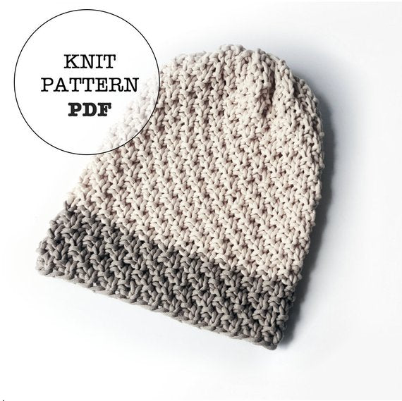 Knit Pattern: Saturday Slouch